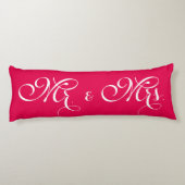 Coussins Longs M. et Mme Happiness Oreiller Corps Rouge (Dos)
