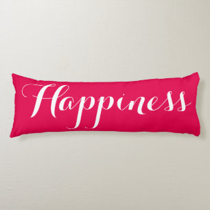 Coussins Longs M. et Mme Happiness Oreiller Corps Rouge