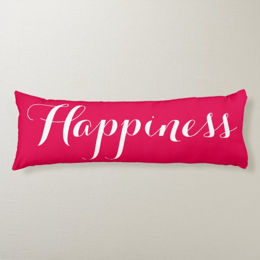 Coussins Longs M. et Mme Happiness Oreiller Corps Rouge (Devant)