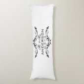 Coussins Longs M. & Mme Nom Mariage personnalisé Date Cadeau (Devant (Vertical))