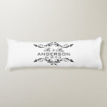Coussins Longs M. & Mme Nom Mariage personnalisé Date Cadeau<br><div class="desc">Personnalisez-le ! ou Cliquez sur customiser pour modifier la police, ajustez la taille du texte. De belles idées de cadeaux de décoration maison pour les mariées, les jeunes mariés, les couples. REMARQUE : Vous pouvez facilement changer la couleur arrière - plan à la couleur que vous voulez : Cliquez sur...</div>