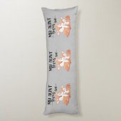 Coussins Longs Ma tante aime Doe et Faon (Dos (Vertical))