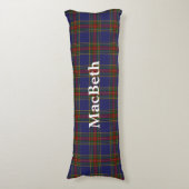 Coussins Longs MacBeth Clan Tartan Oreiller Corps Plaid (Devant (Vertical))