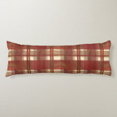 Coussins Longs Madras Plaid Fall Red (Devant)
