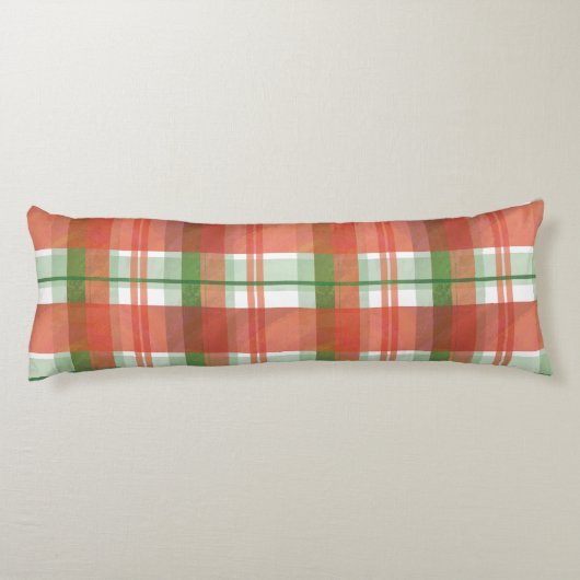 Coussins Longs Madras Plaid Noël (Dos)