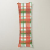Coussins Longs Madras Plaid Noël (Devant (Vertical))