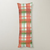 Coussins Longs Madras Plaid Noël (Dos (Vertical))
