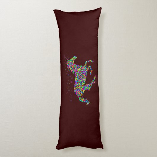 Coussins Longs Magie de licorne (Dos (Vertical))