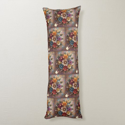 Coussins Longs "Magie des fêtes florales" (Dos (Vertical))