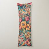 Coussins Longs Magnifique bouquet de fleurs (Dos (Vertical))