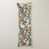 Coussins Longs Magnolia en floraison et tireur (Dos (Vertical))