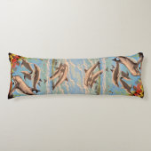 Coussins Longs Main Painted by Number | Dolphins | (Devant)