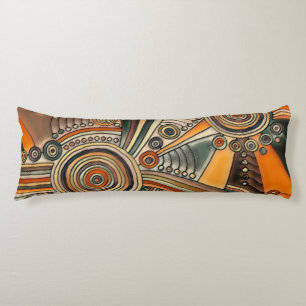 Coussins Longs Main Tirée Par EDDArt - Thoughts 1