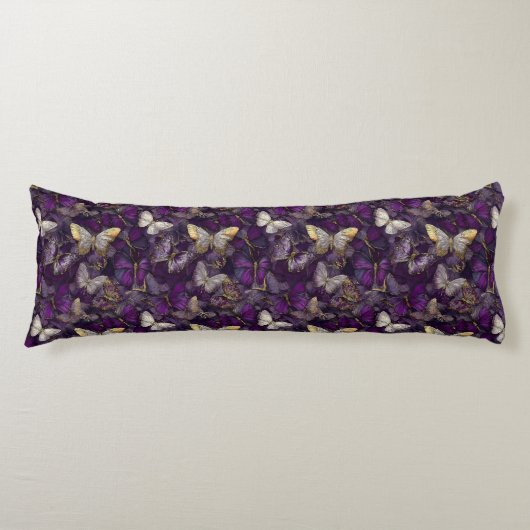 Coussins Longs Maison de camouflage de papillon Texture Chauffeus (Devant)