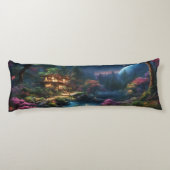 Coussins Longs Maison et jardin fantastiques (Dos)