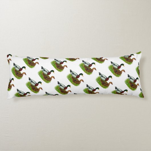 Coussins Longs Mallard Drake et Duck (Dos)