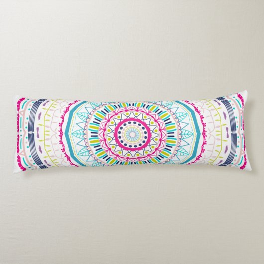 Coussins Longs mandala coloré (Dos)