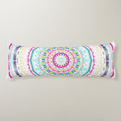 Coussins Longs mandala coloré (Devant)