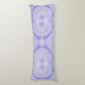 Coussins Longs Mandala de diamant céleste (Devant (Vertical))