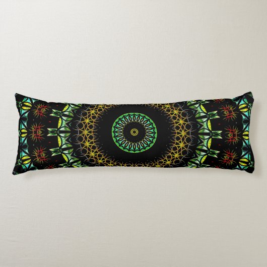 Coussins Longs Mandala de rêve (Devant)