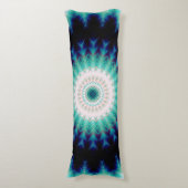 Coussins Longs Mandala d'onde sonore (Devant (Vertical))