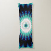 Coussins Longs Mandala d'onde sonore (Dos (Vertical))