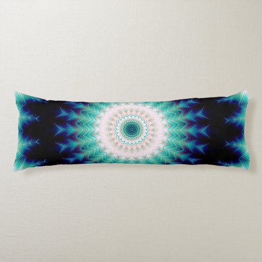 Coussins Longs Mandala d'onde sonore (Devant)