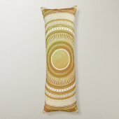 Coussins Longs Mandala doré et pailletton (Dos (Vertical))
