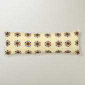 Coussins Longs Mandala floral sans couture (Dos)