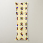 Coussins Longs Mandala floral sans couture (Devant (Vertical))