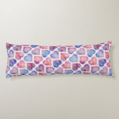Coussins Longs Mandala Heart Motif (Dos)