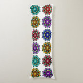 Coussins Longs Mandala in various colours (Devant (Vertical))