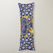 Coussins Longs Mandala, l'ornement de l'éléphant du mal (Dos (Vertical))