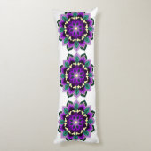 Coussins Longs Mandala Motif 02 en violet (Dos (Vertical))