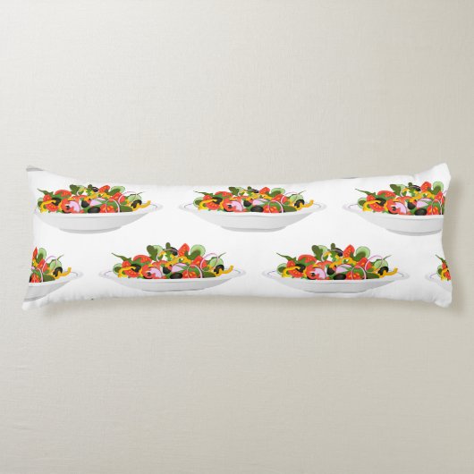 Coussins Longs Mangez plus de plantes frais motivation salade let (Devant)