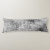 Coussins Longs Marble Patterned Brushed Polyester Body Pillow (Devant)
