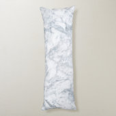 Coussins Longs Marbre blanc (Dos (Vertical))