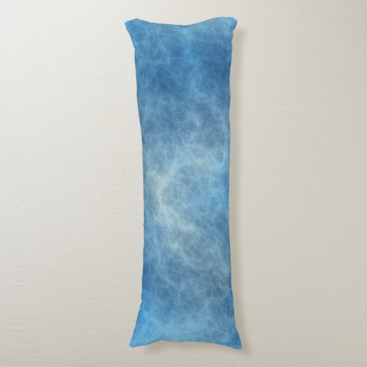 Coussins Longs Marbre bleu Abstrait (Devant (Vertical))