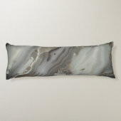 Coussins Longs Marbre Gris avec Veine d'Or (Dos)