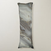 Coussins Longs Marbre Gris avec Veine d'Or (Devant (Vertical))
