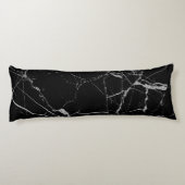 Coussins Longs Marbre noir et argent de la veine (Dos)