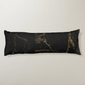 Coussins Longs Marbre noir or (Dos)