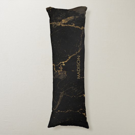 Coussins Longs Marbre noir or (Devant (Vertical))