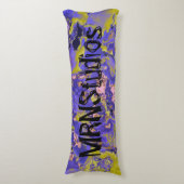 Coussins Longs Marbre Radioactif (Devant (Vertical))