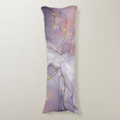 Coussins Longs Marbre violet et or (Devant (Vertical))