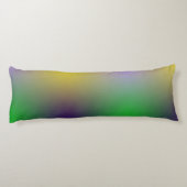 Coussins Longs Mardi Gras Jaune, Violet, Vert (Dos)