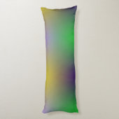 Coussins Longs Mardi Gras Jaune, Violet, Vert (Dos (Vertical))
