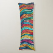 Coussins Longs Marée mosaïque (Devant (Vertical))