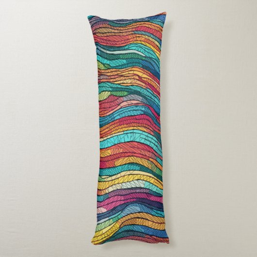 Coussins Longs Marée mosaïque (Dos (Vertical))