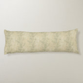 Coussins Longs Marguerites rustiques sur arrière - plan beige (Dos)